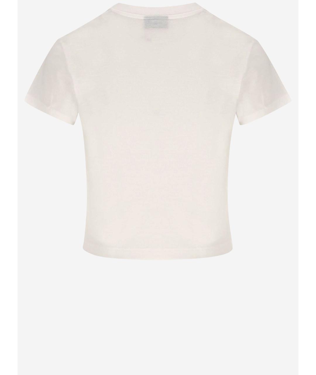 GUCCI Белая хлопковая футболка, фото 2