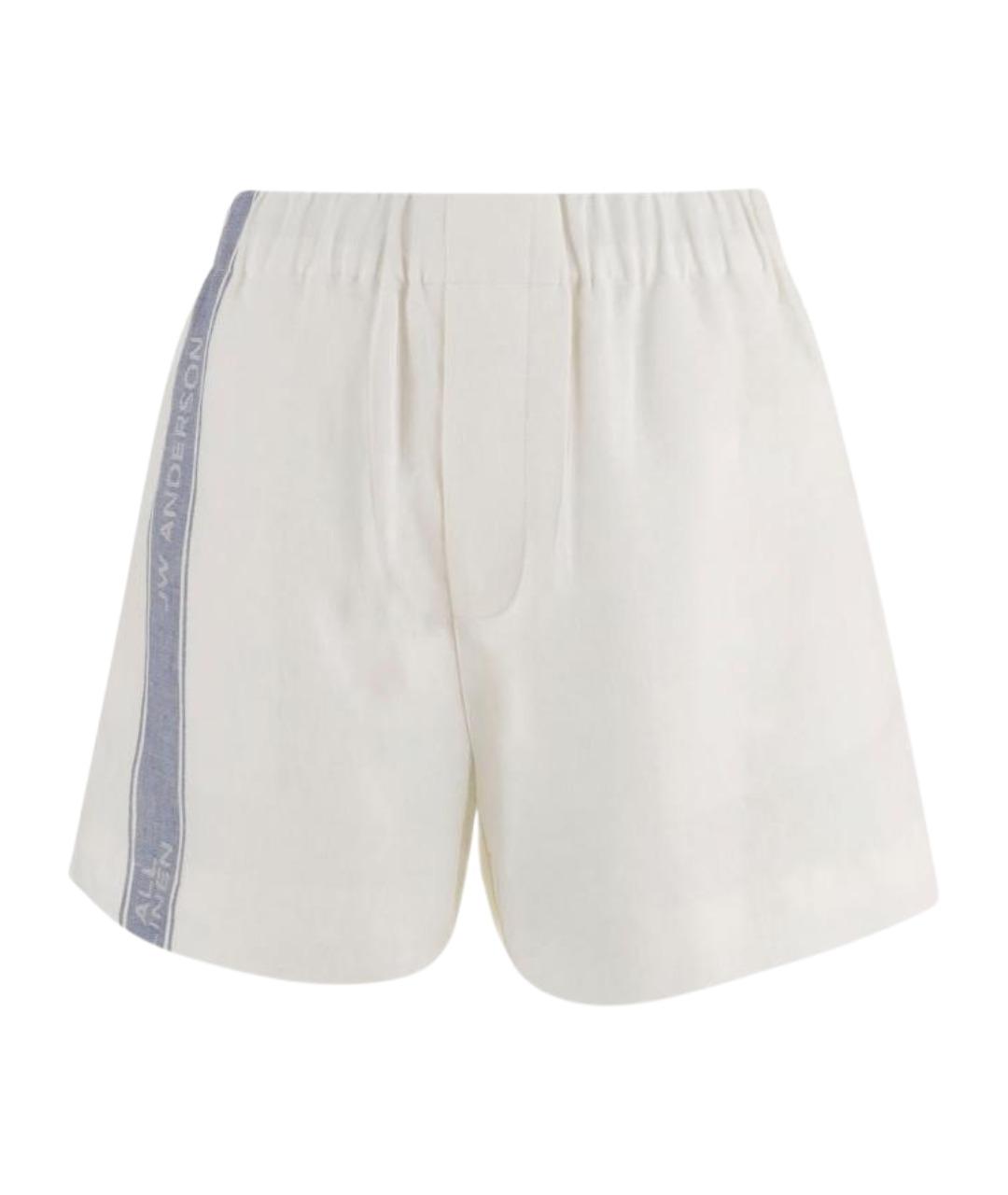 J.W.ANDERSON Белые льняные шорты, фото 1