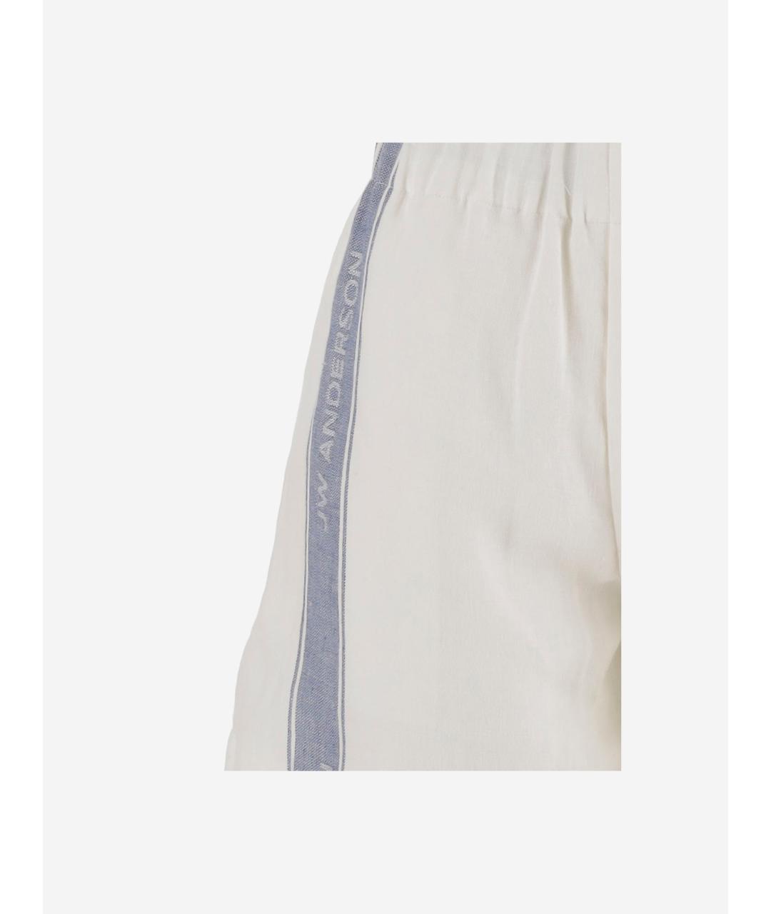 J.W.ANDERSON Белые льняные шорты, фото 3