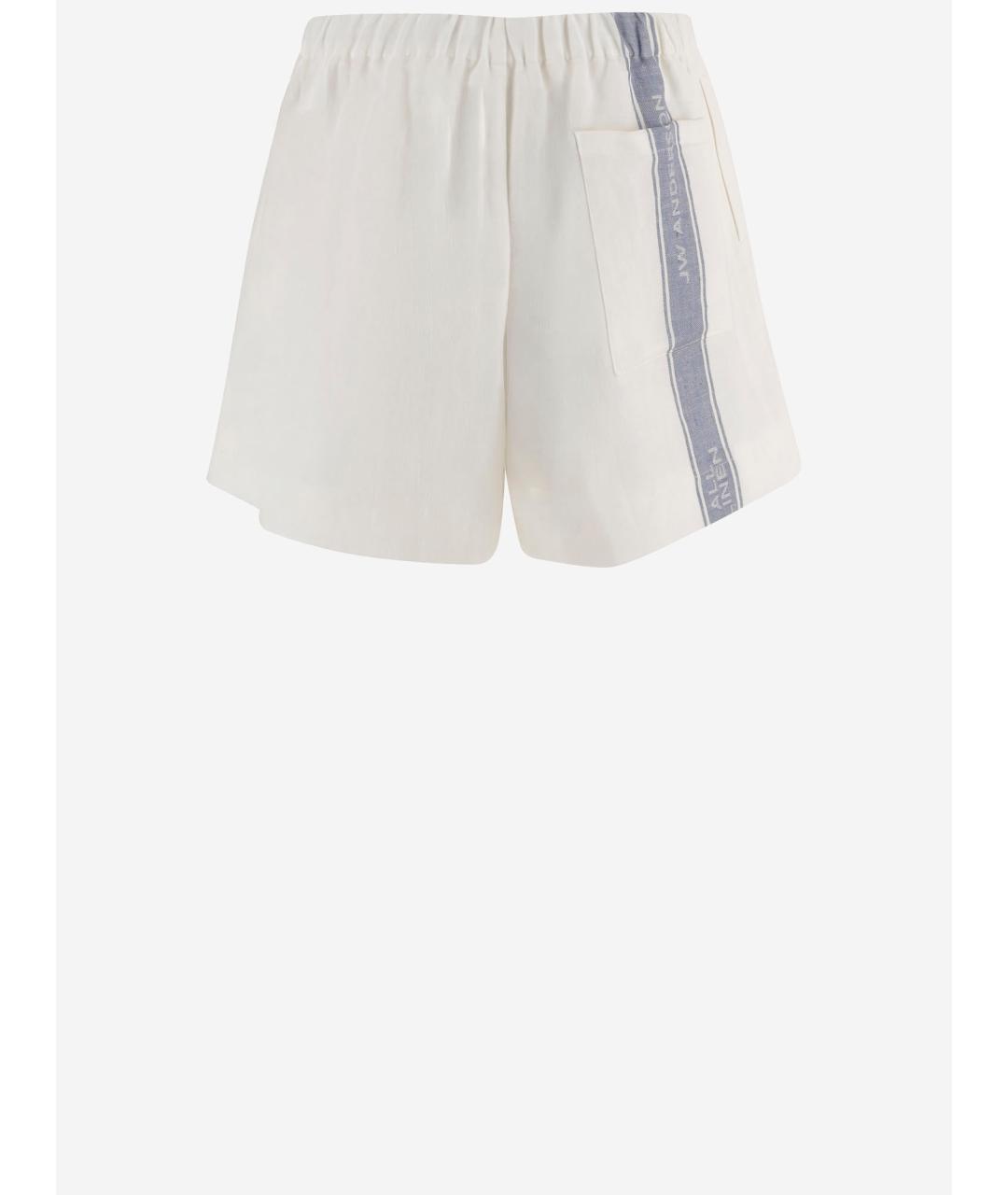 J.W.ANDERSON Белые льняные шорты, фото 2