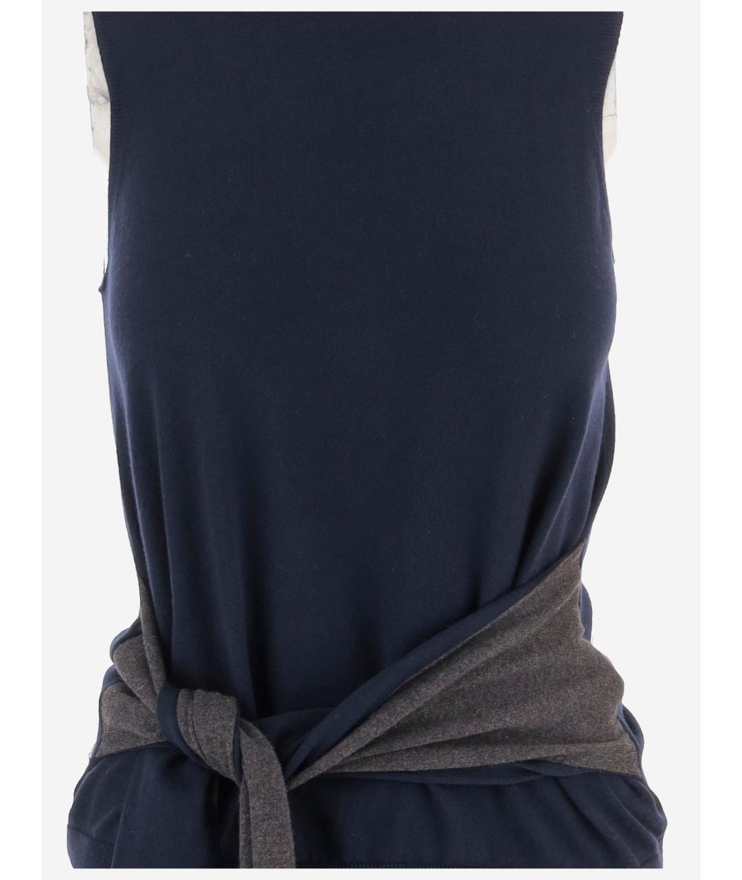 J.W.ANDERSON Синий хлопковый джемпер / свитер, фото 3