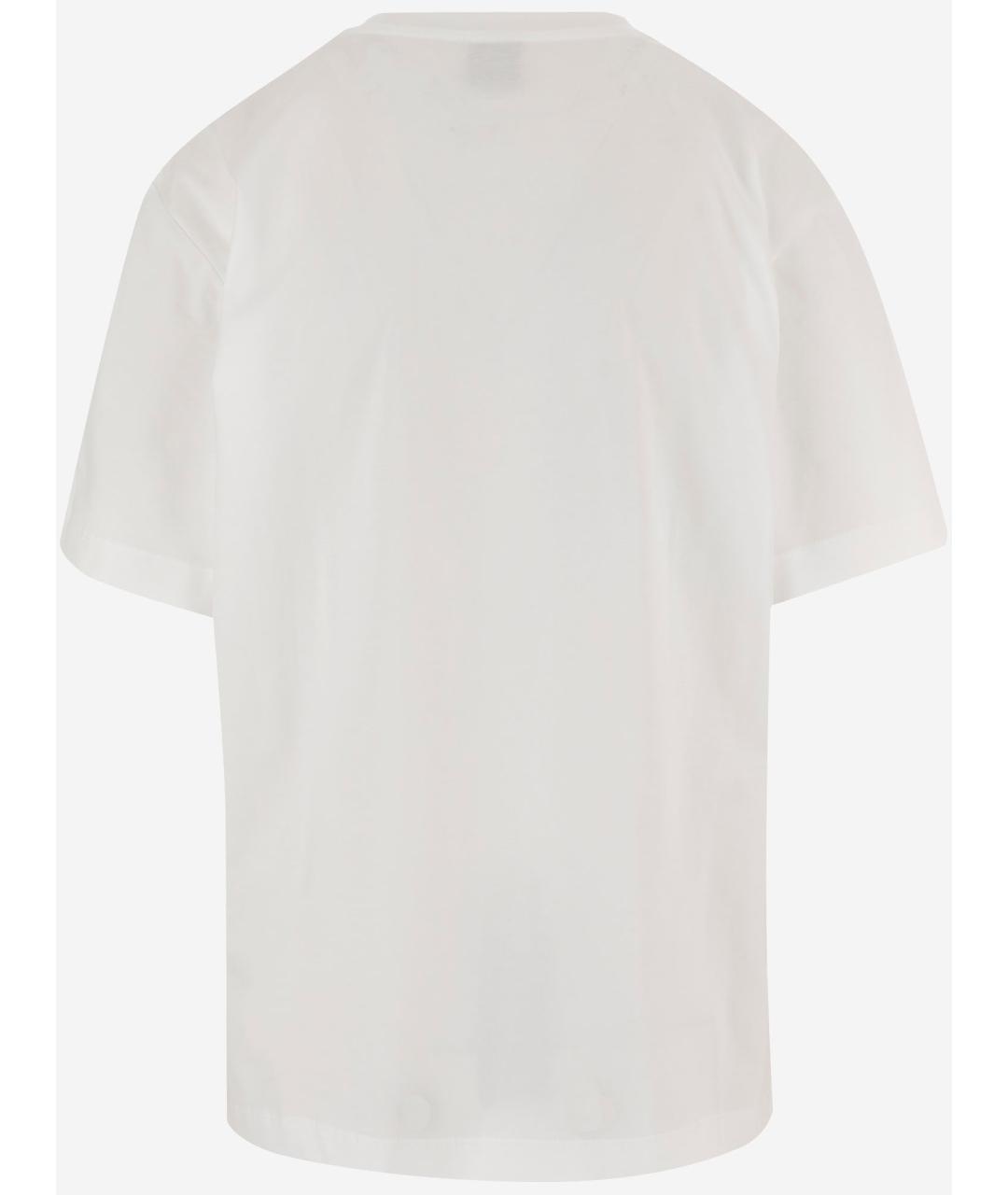 PINKO Белая хлопковая футболка, фото 2