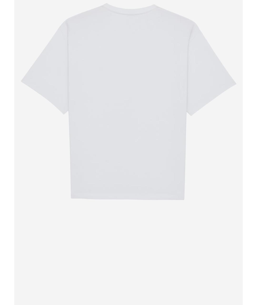 SAINT LAURENT Белая хлопковая футболка, фото 2