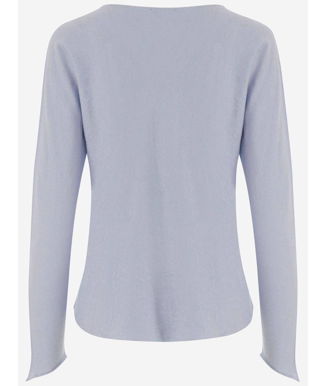 Bruno Manetti Голубой льняной джемпер / свитер, фото 2