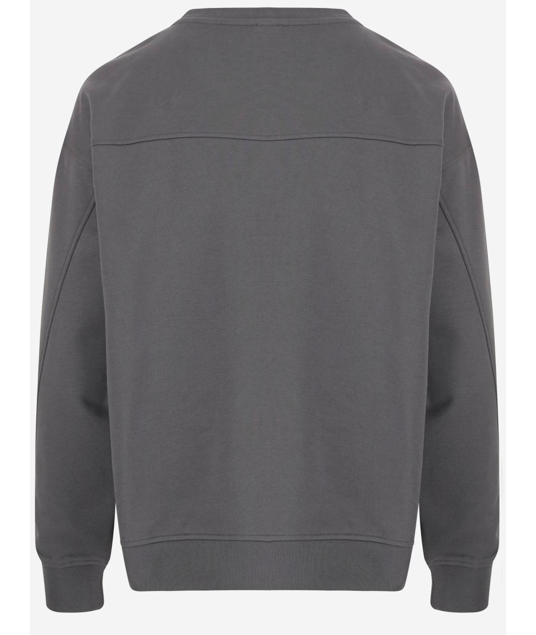 PINKO Серый хлопковый джемпер / свитер, фото 2