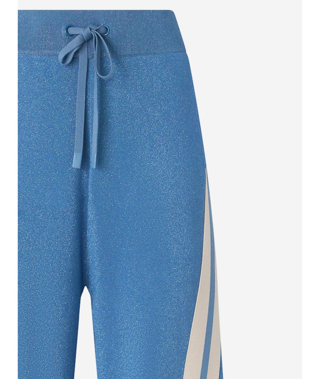 PINKO Голубые брюки широкие, фото 3