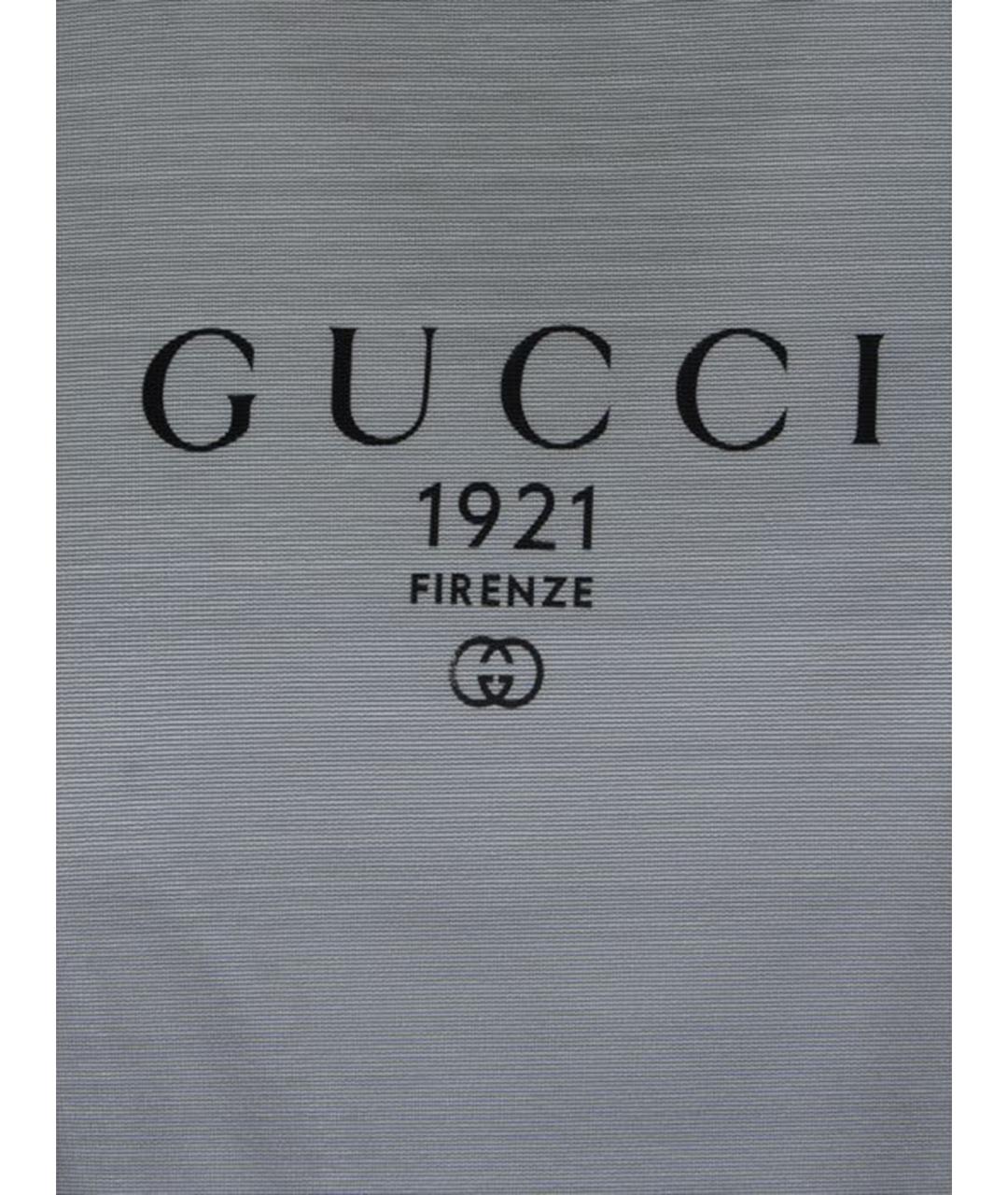 GUCCI Белая хлопковая футболка, фото 3