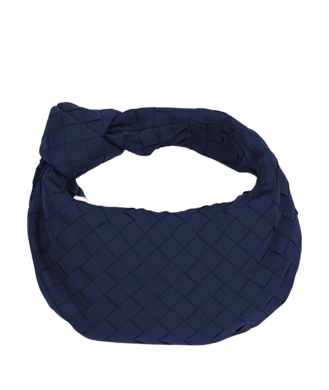 BOTTEGA VENETA Синяя кожаная сумка с короткими ручками, фото 1