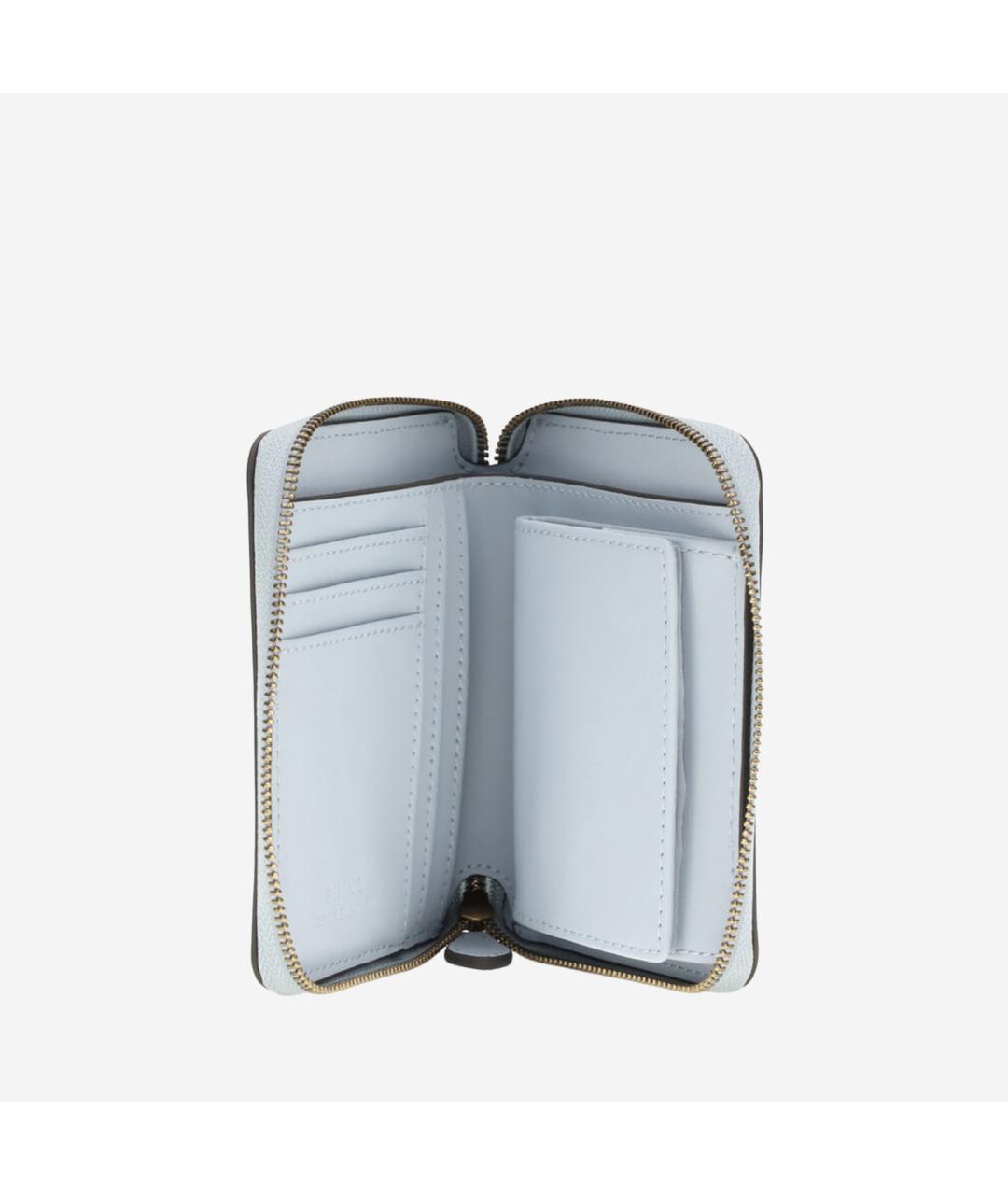 PINKO Голубой кожаный кошелек, фото 3