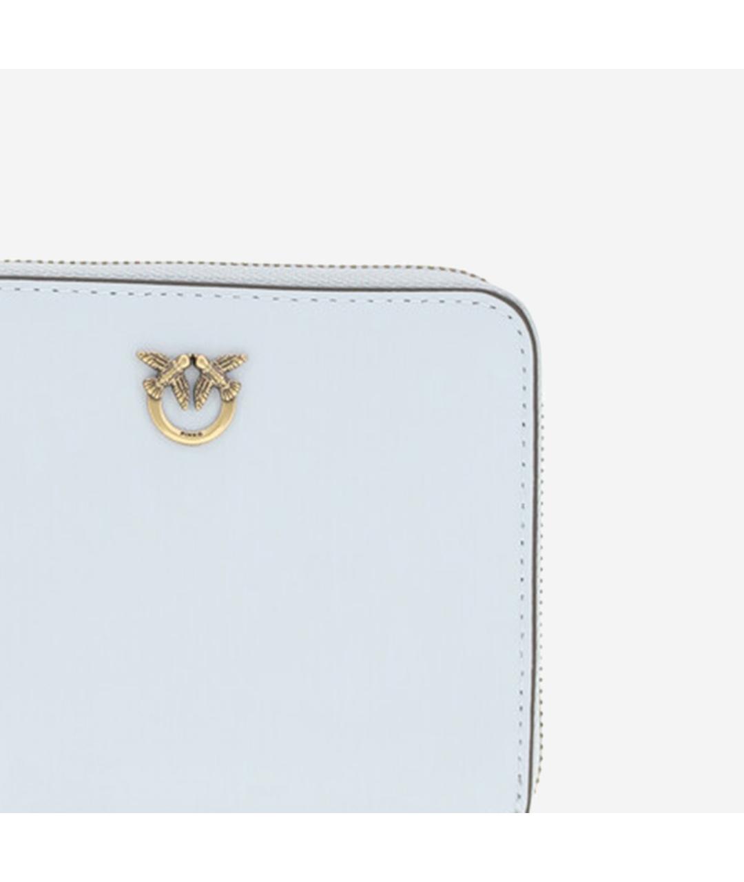 PINKO Голубой кожаный кошелек, фото 4