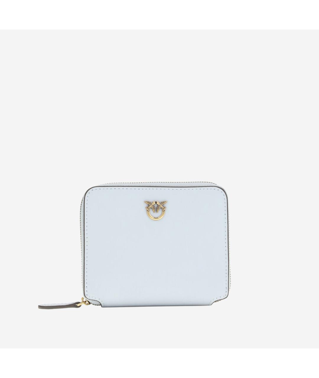 PINKO Голубой кожаный кошелек, фото 5