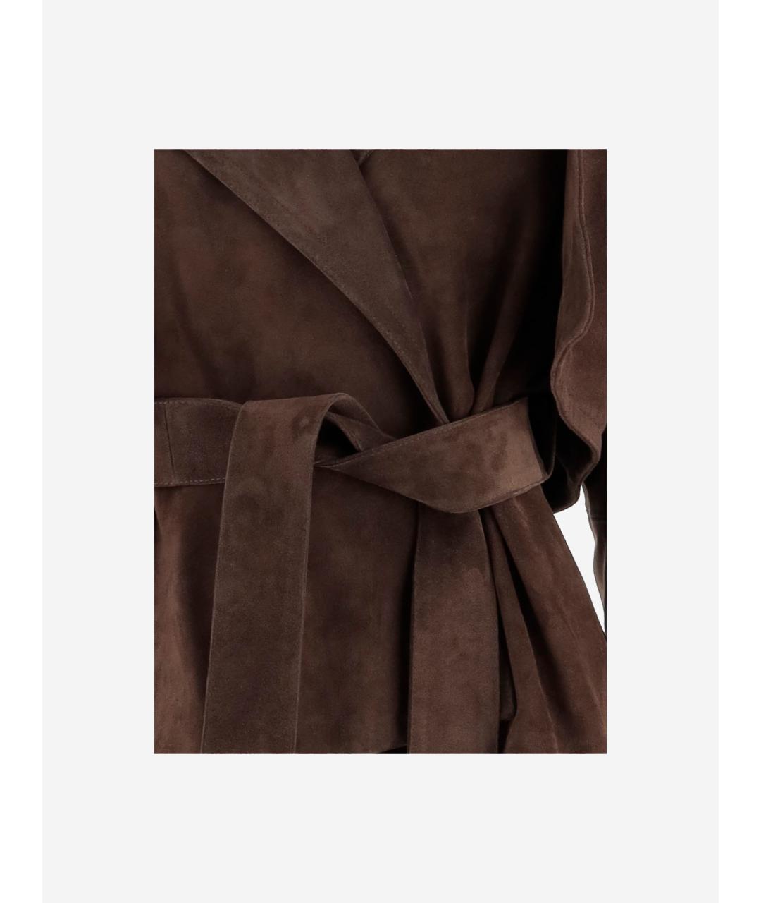 ARMARIUM Коричневая замшевая куртка, фото 3