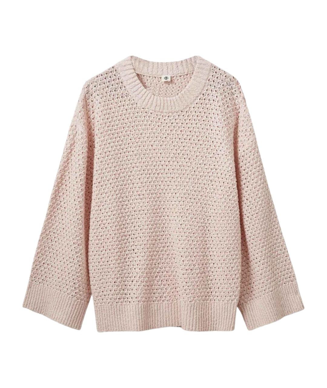 THE GARMENT Розовый хлопковый джемпер / свитер, фото 1