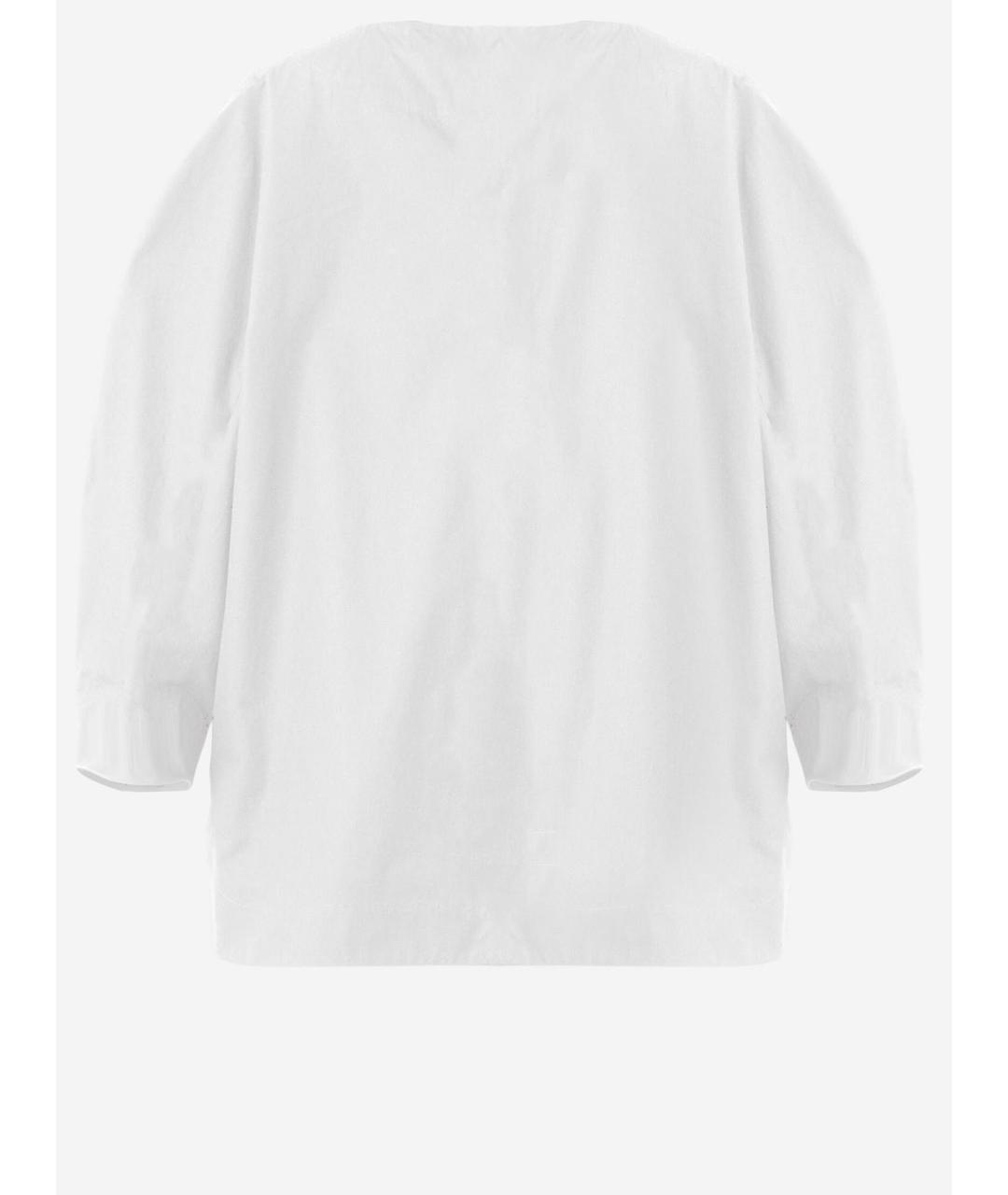 JACQUEMUS Белая хлопковая рубашка, фото 2