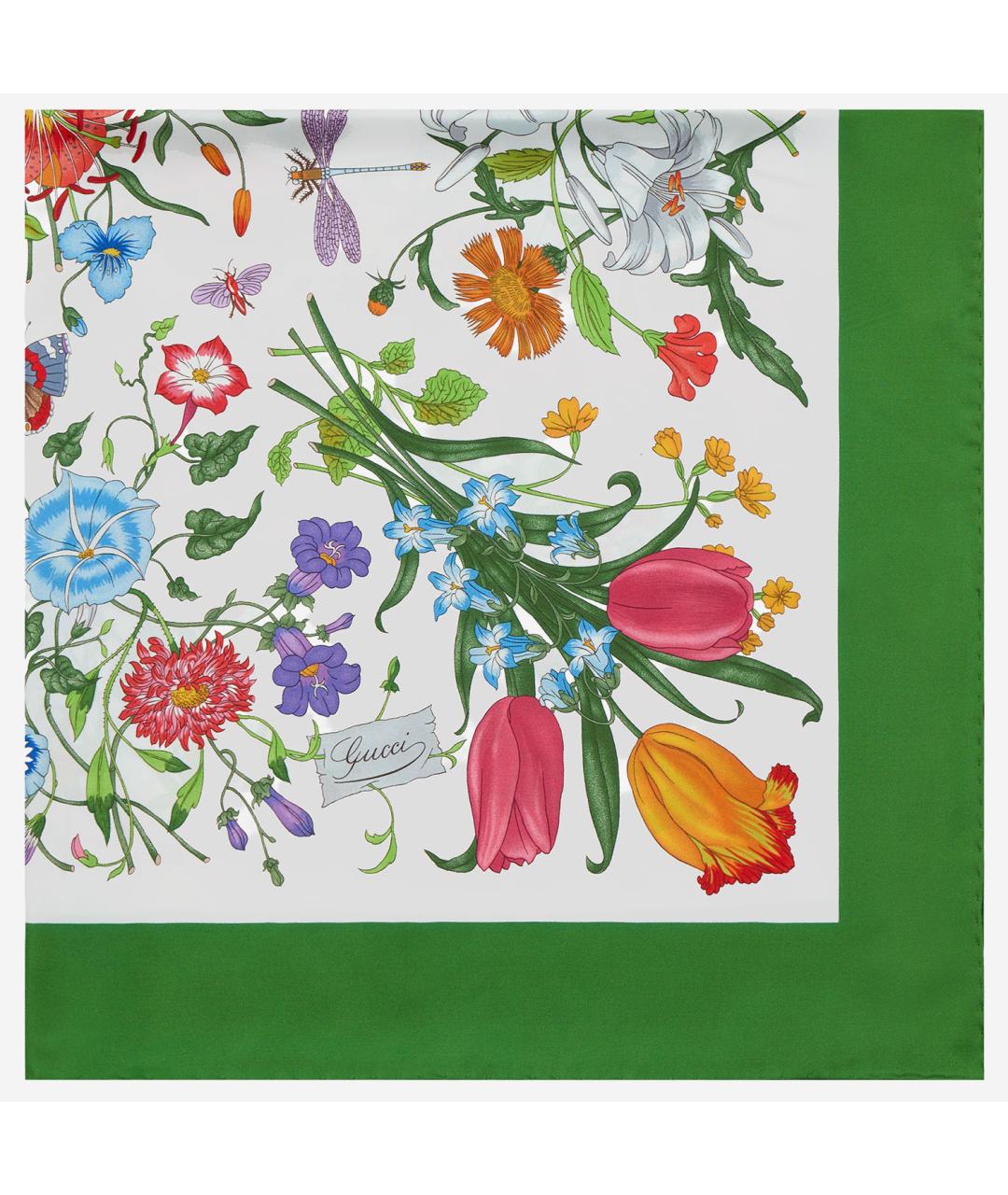 GUCCI Мульти шелковый платок, фото 2