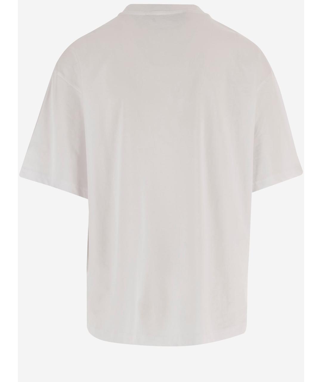 JUST CAVALLI Белая хлопковая футболка, фото 2