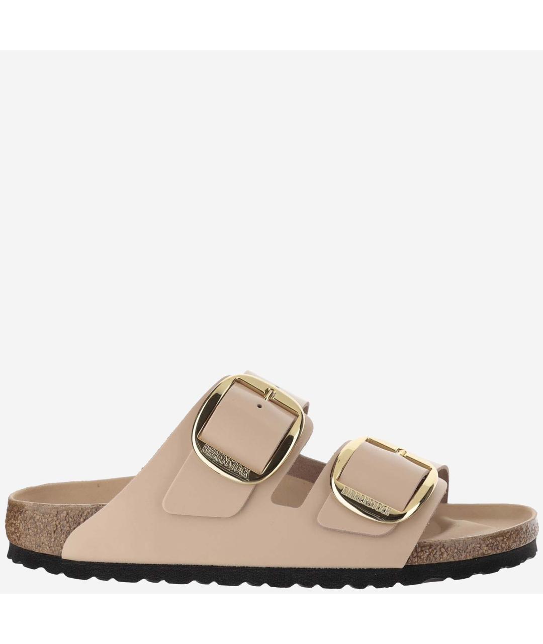 BIRKENSTOCK Бежевые замшевые сандалии, фото 6