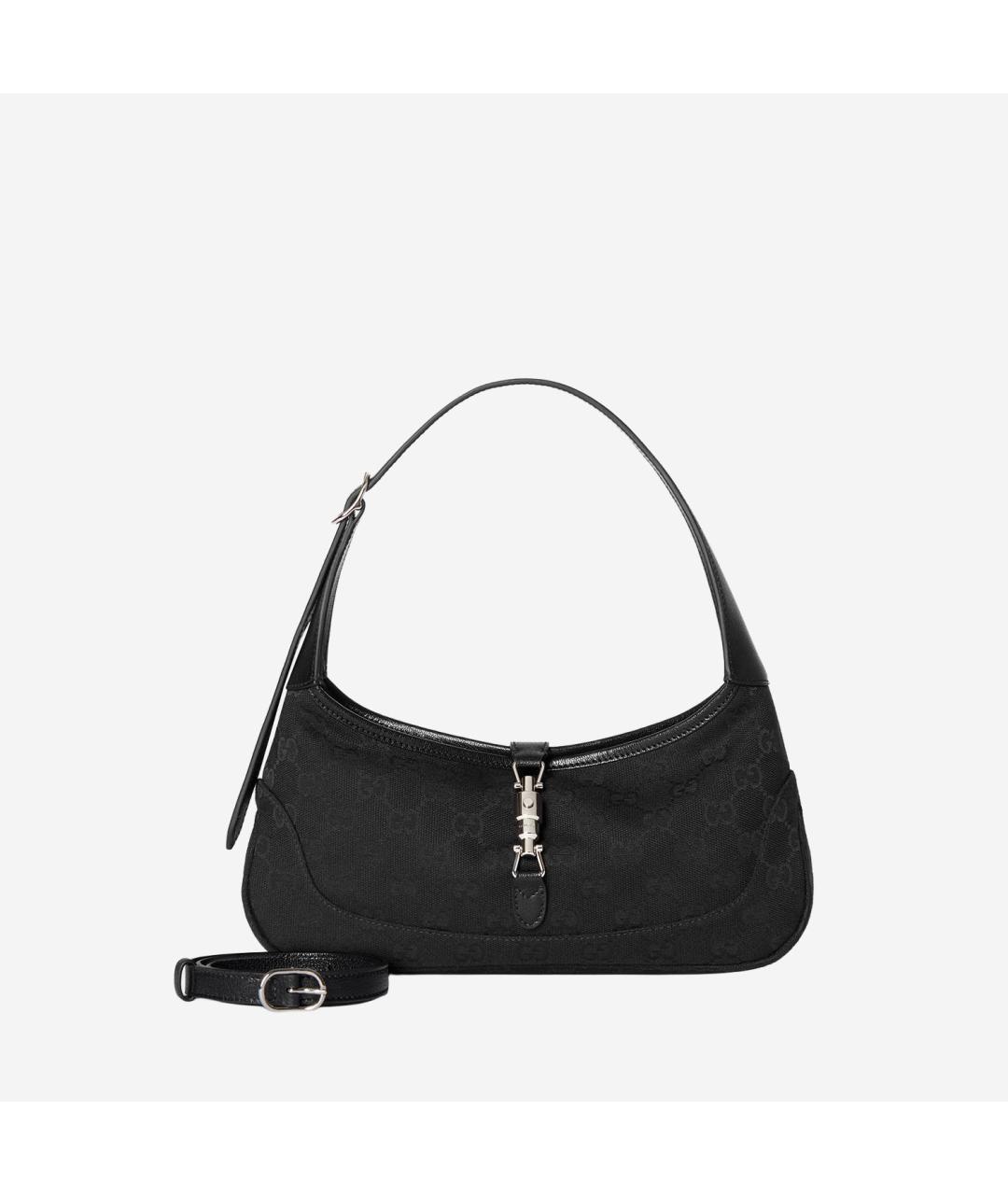 GUCCI Черная тканевая сумка через плечо, фото 5