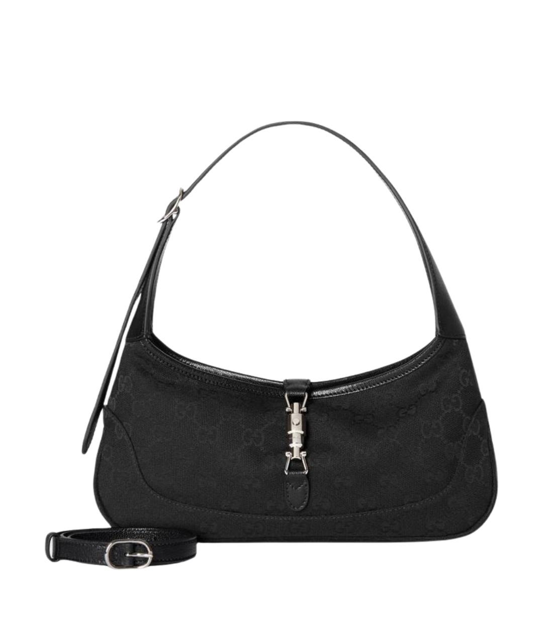 GUCCI Черная тканевая сумка через плечо, фото 1