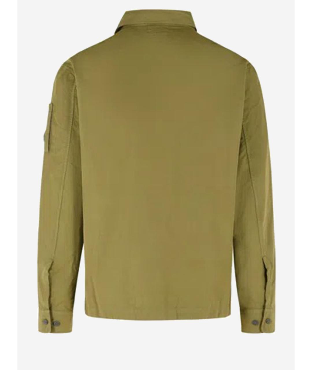 CP COMPANY Зеленая хлопковая кэжуал рубашка, фото 3
