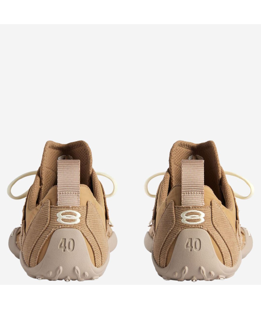 BALENCIAGA Бежевые текстильные кроссовки, фото 4