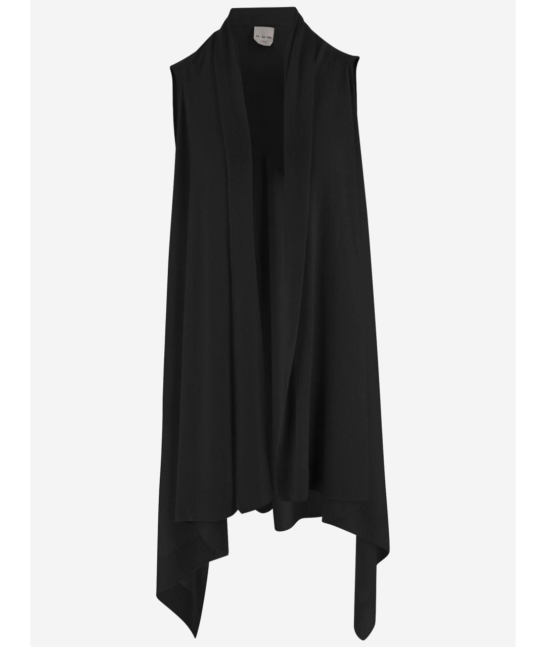 Sa Su Phi Черный кашемировый кардиган, фото 4