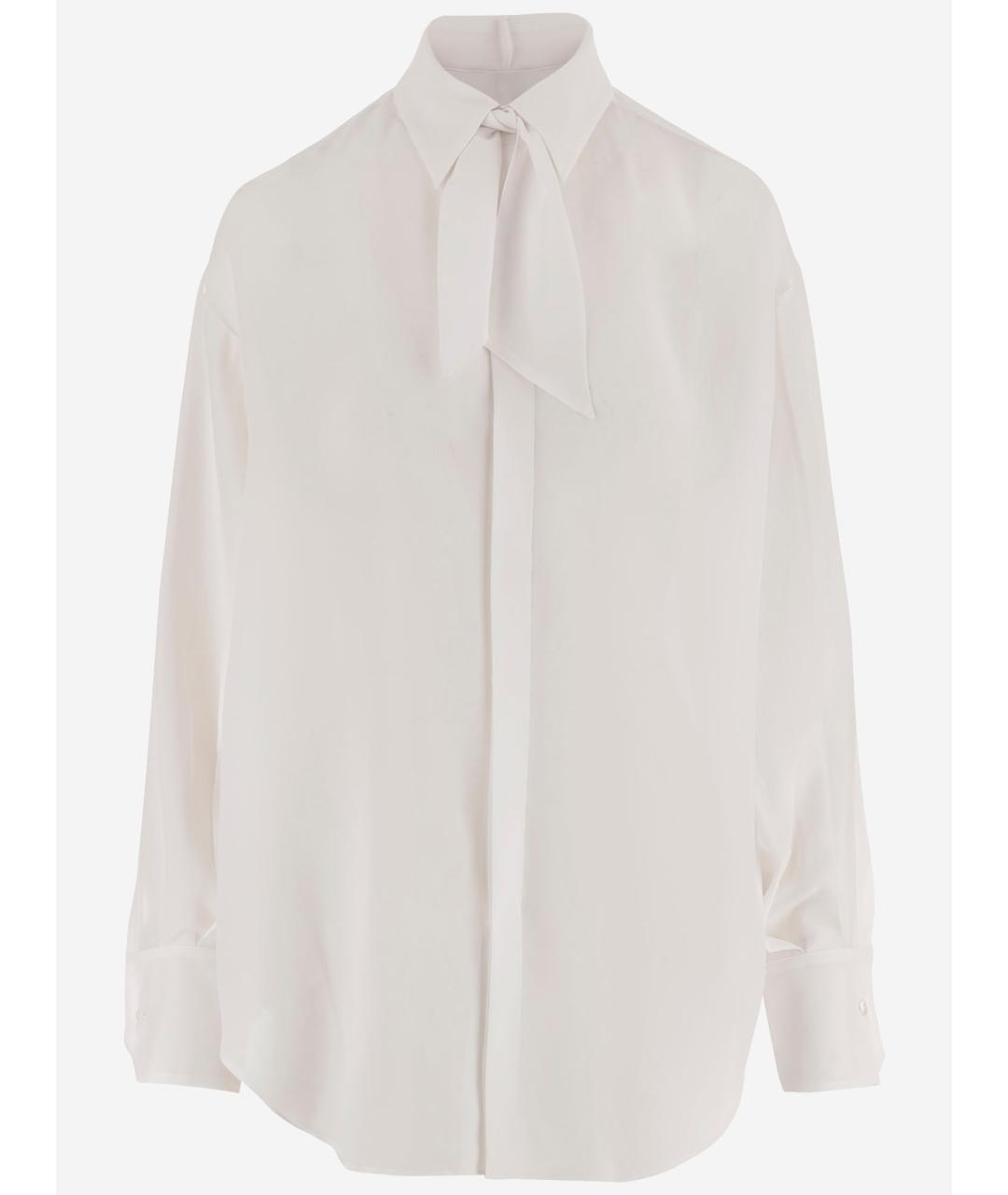 Sa Su Phi Белая шелковая рубашка, фото 4