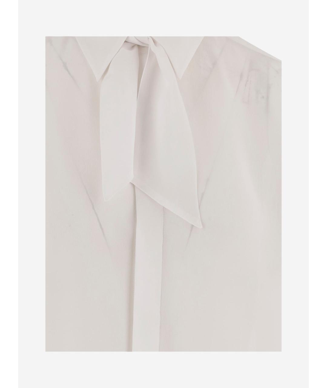 Sa Su Phi Белая шелковая рубашка, фото 3