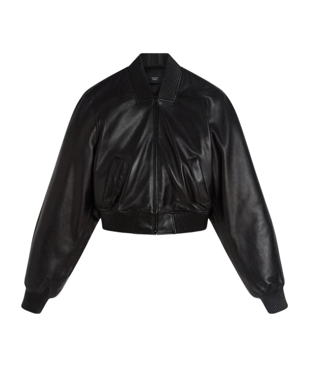 PHOEBE PHILO Черная кожаная куртка, фото 1