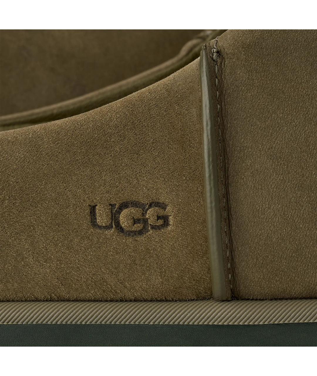 UGG AUSTRALIA Хаки замшевые низкие ботинки, фото 5