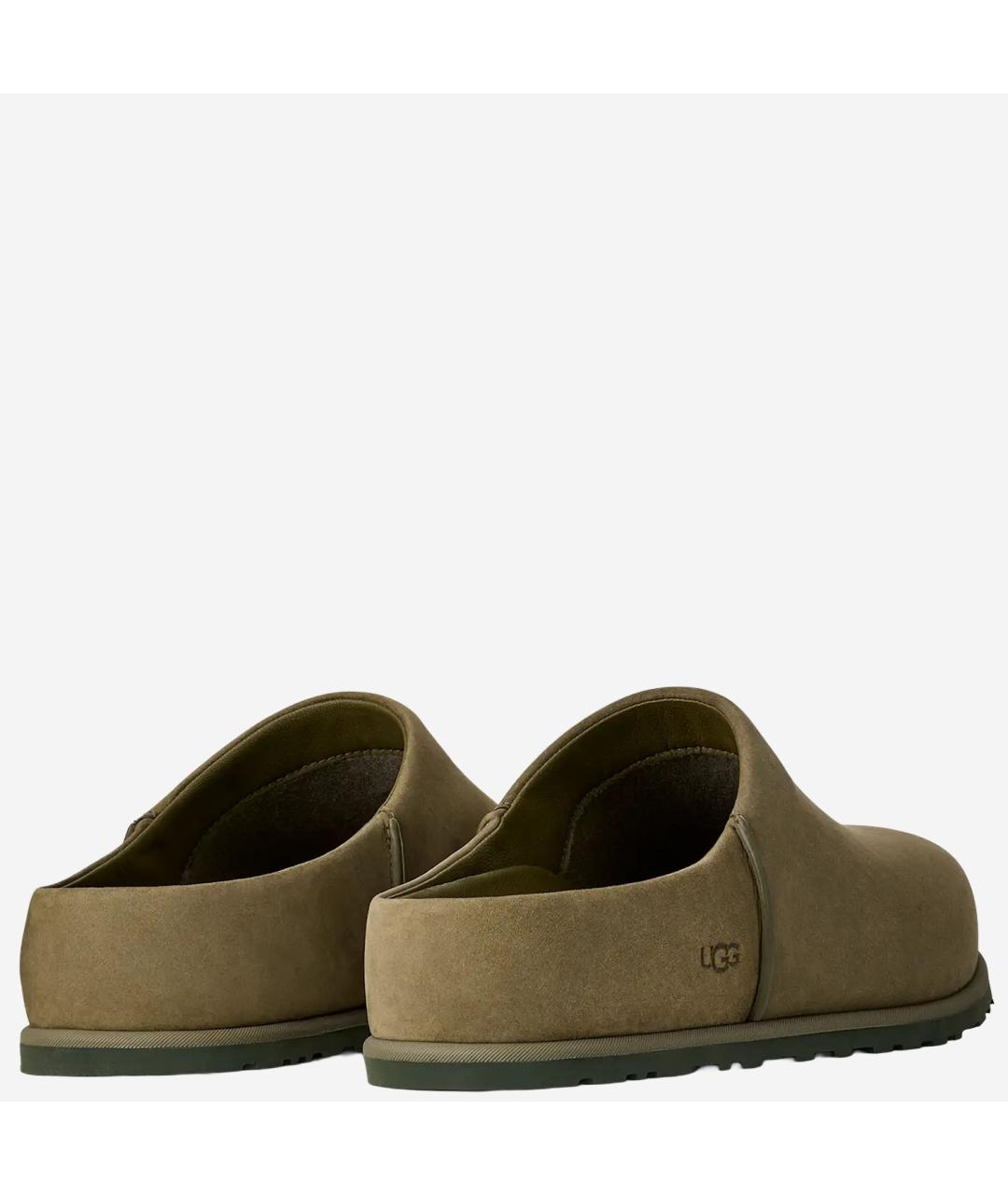 UGG AUSTRALIA Хаки замшевые низкие ботинки, фото 4