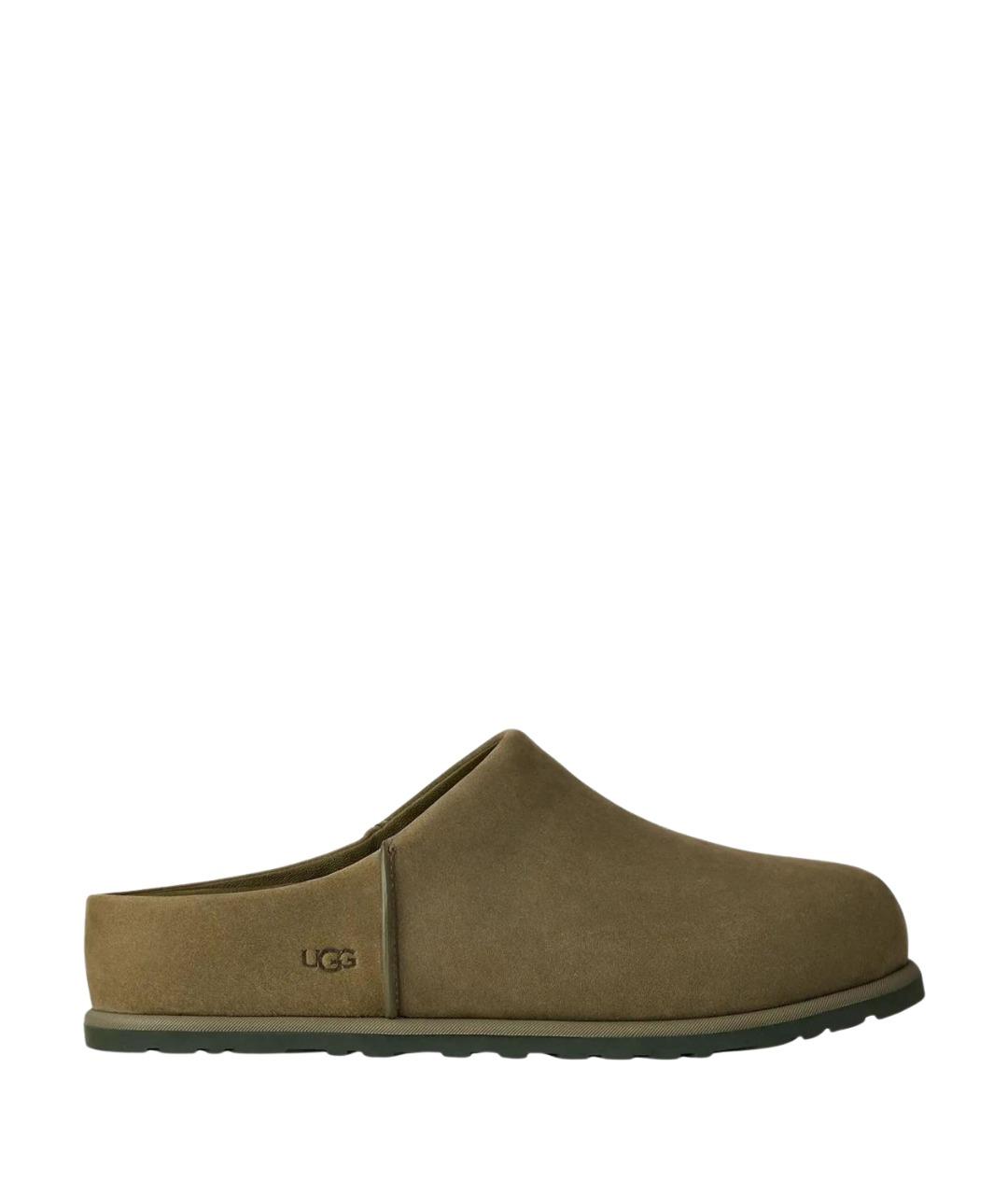 UGG AUSTRALIA Хаки замшевые низкие ботинки, фото 1