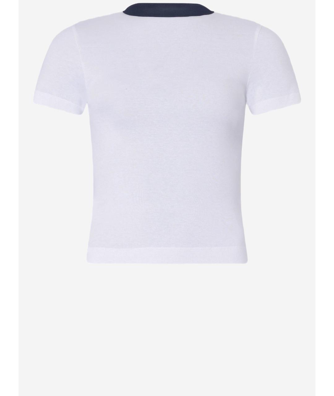 PATOU Белая хлопковая футболка, фото 2