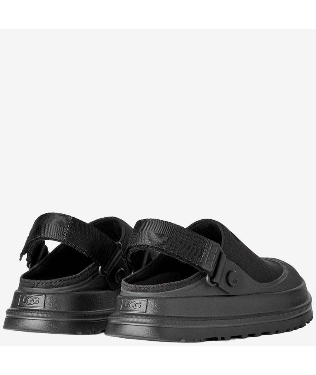 UGG AUSTRALIA Черные текстильные сабо, фото 3