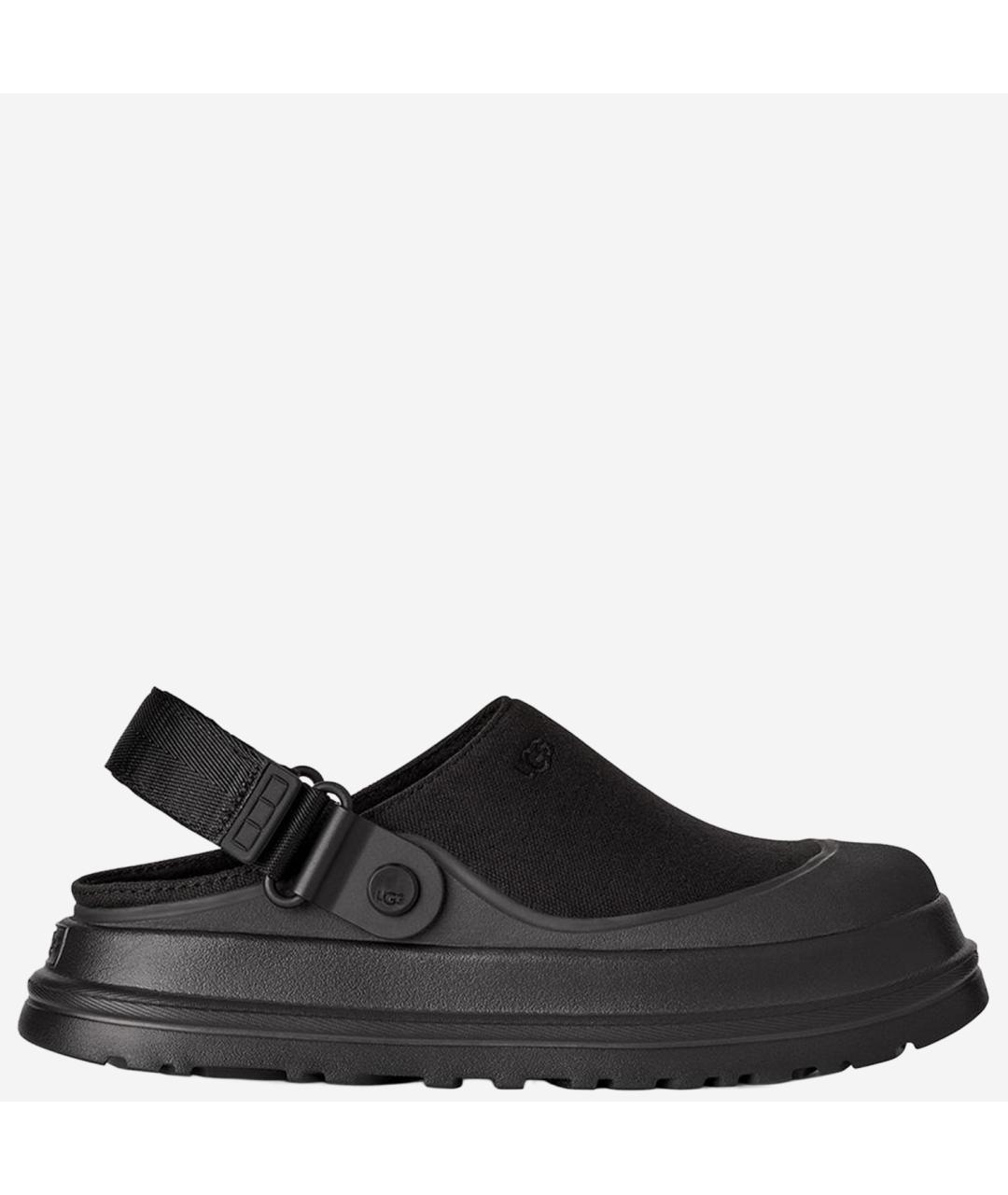 UGG AUSTRALIA Черные текстильные сабо, фото 6