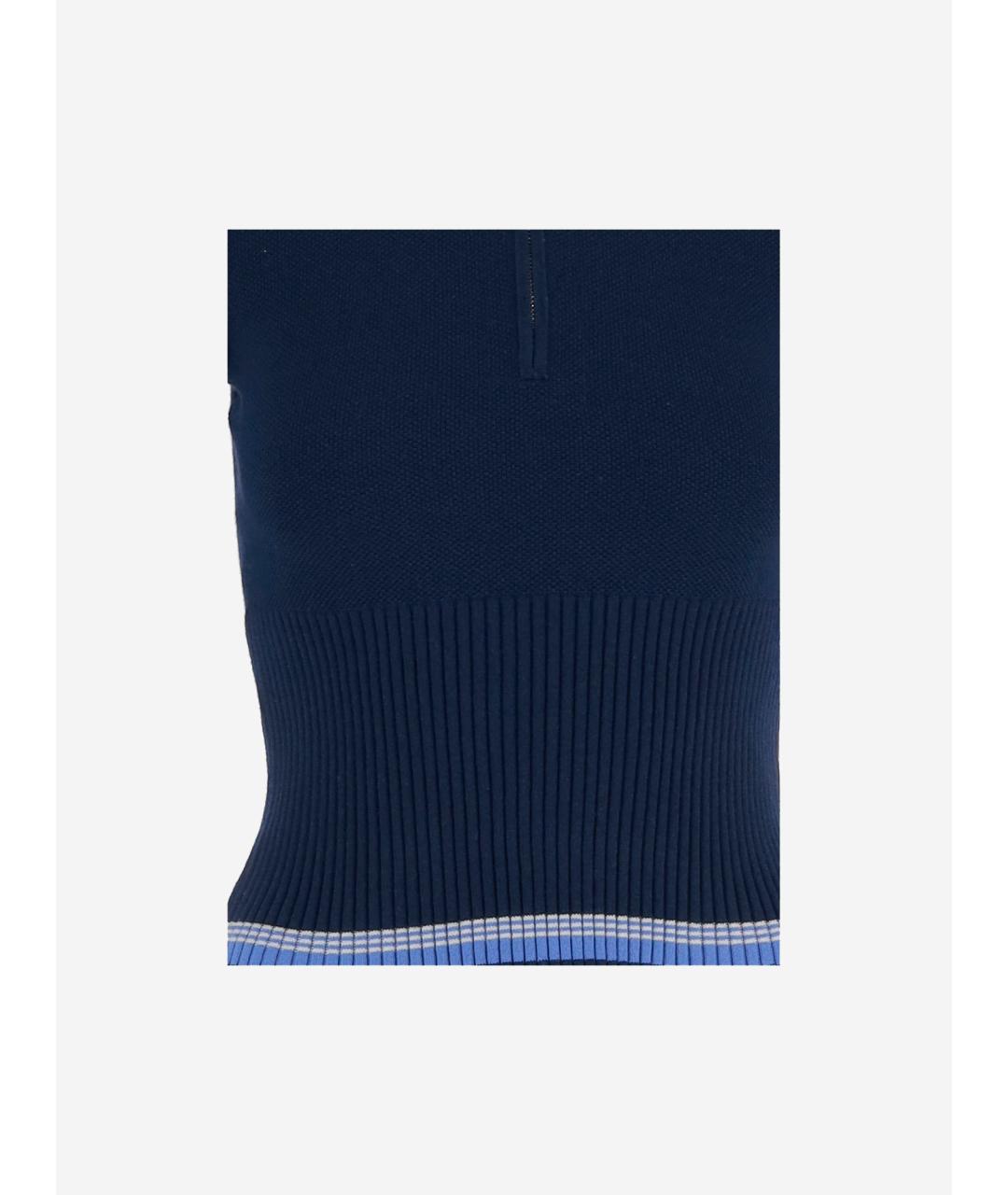 GUEST IN RESIDENCE Синяя хлопковая футболка, фото 3