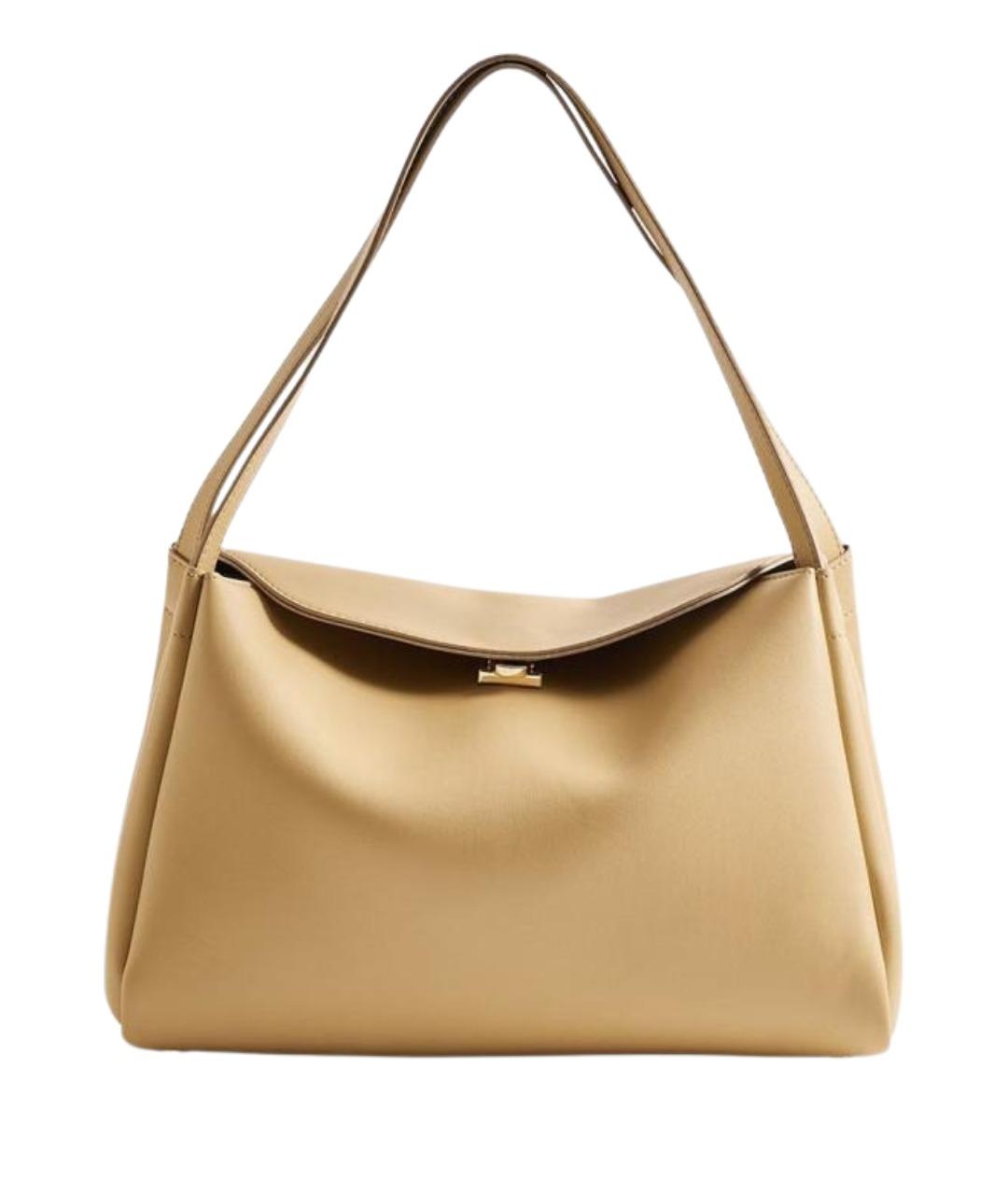 THEMOIRE Бежевая сумка тоут из искусственной кожи, фото 1