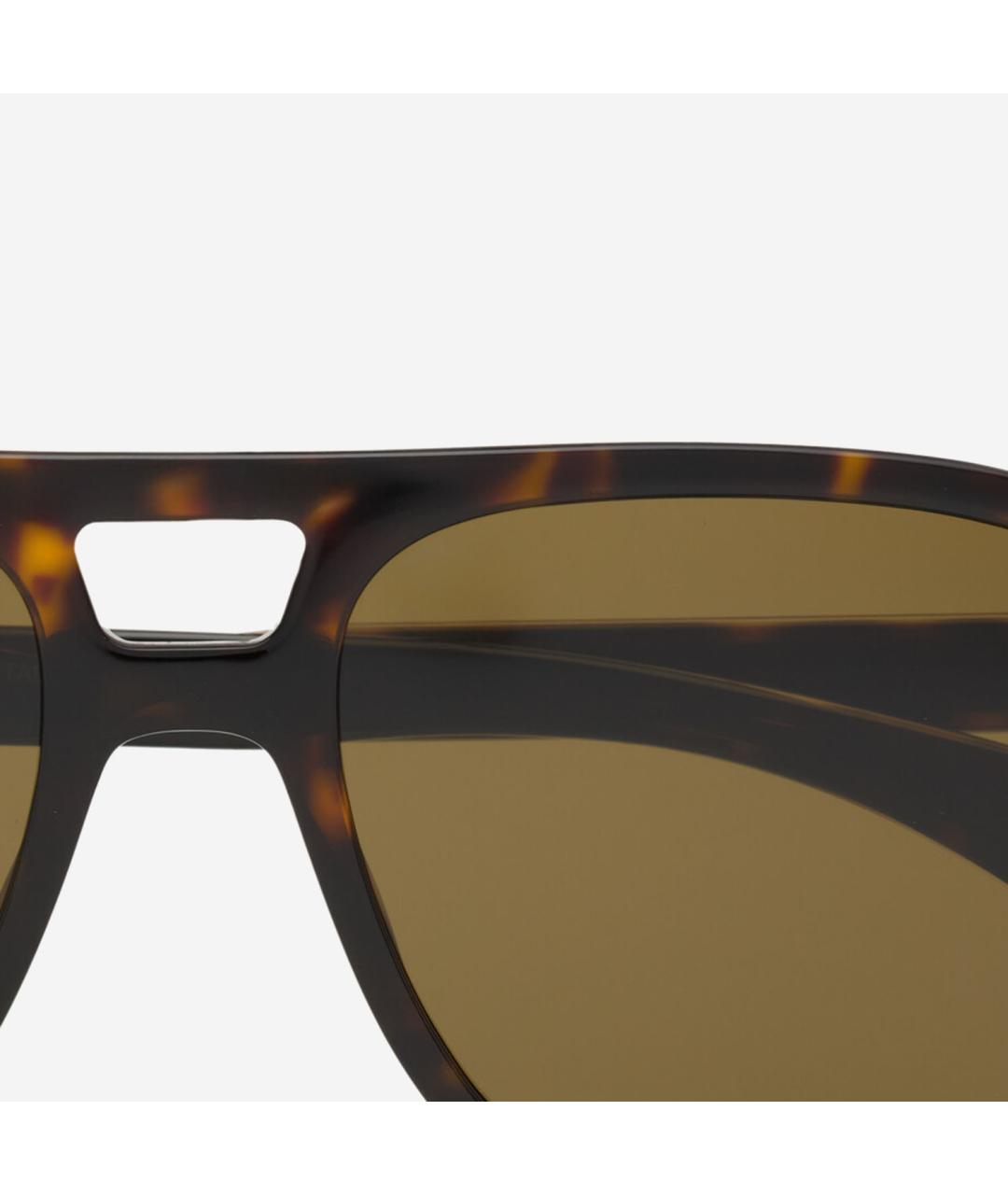SAINT LAURENT Коричневые солнцезащитные очки, фото 3