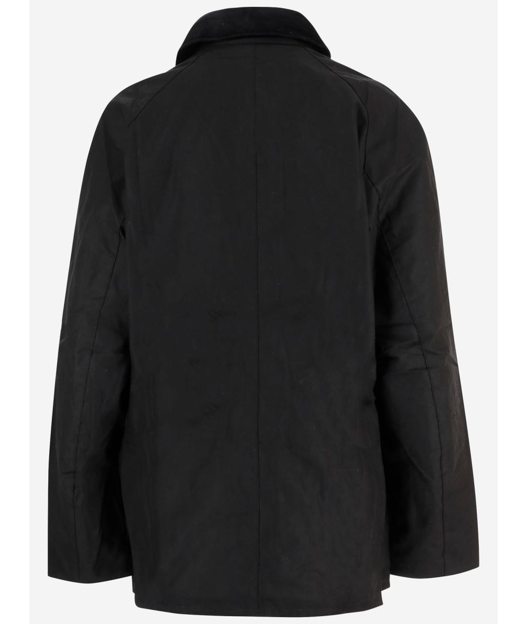 BARBOUR Черная хлопковая куртка, фото 3