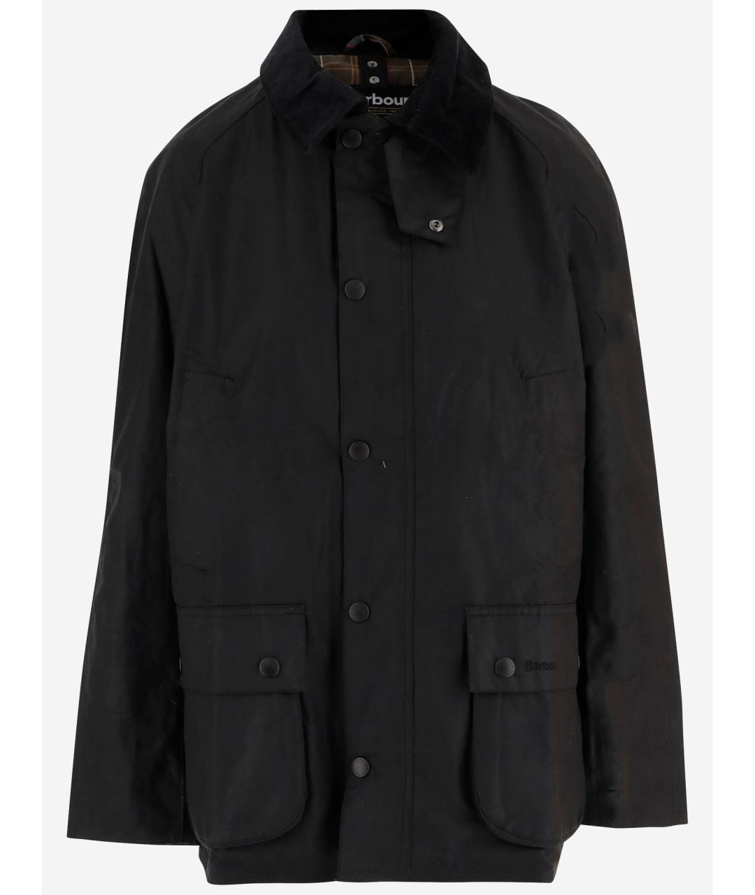 BARBOUR Черная хлопковая куртка, фото 1