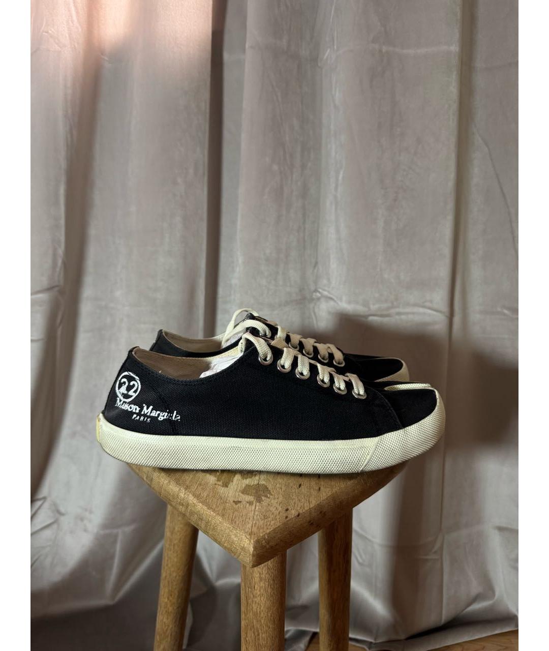 MAISON MARGIELA Черные кеды, фото 5