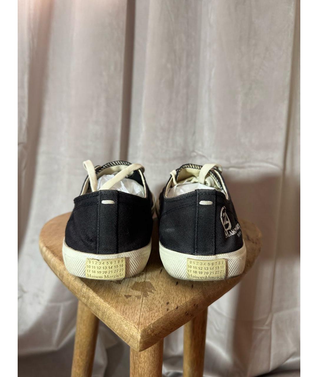 MAISON MARGIELA Черные кеды, фото 3