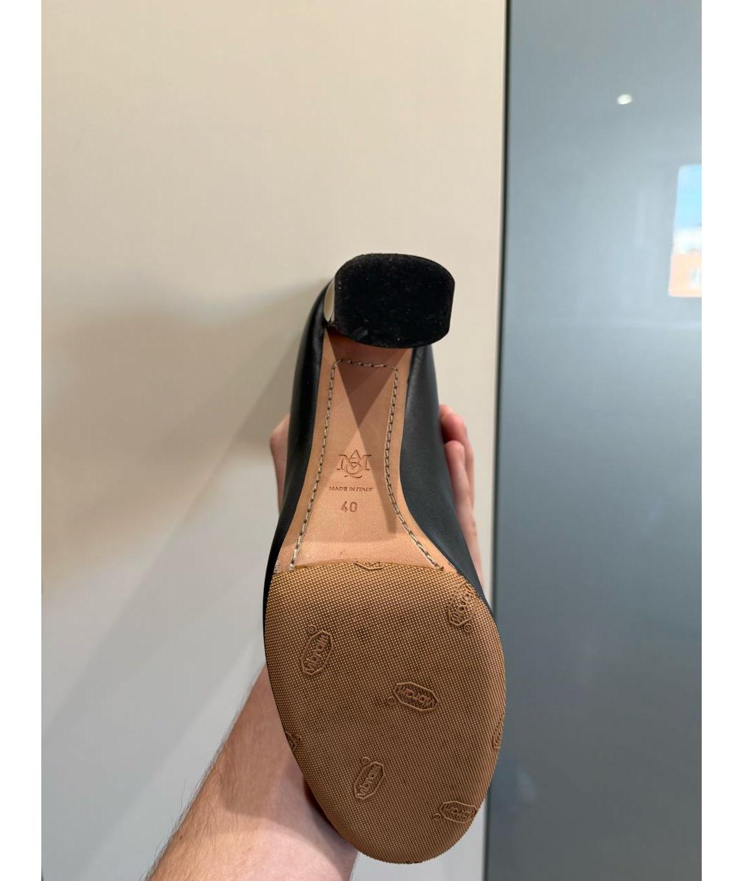 ALEXANDER MCQUEEN Черные кожаные сапоги, фото 5