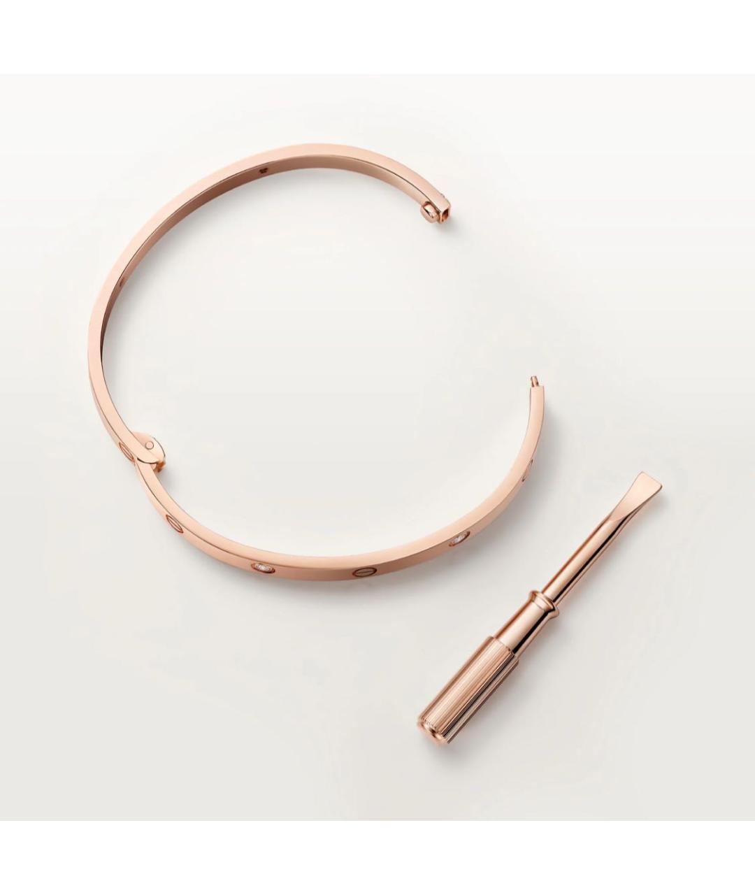 CARTIER Золотой браслет из розового золота, фото 7