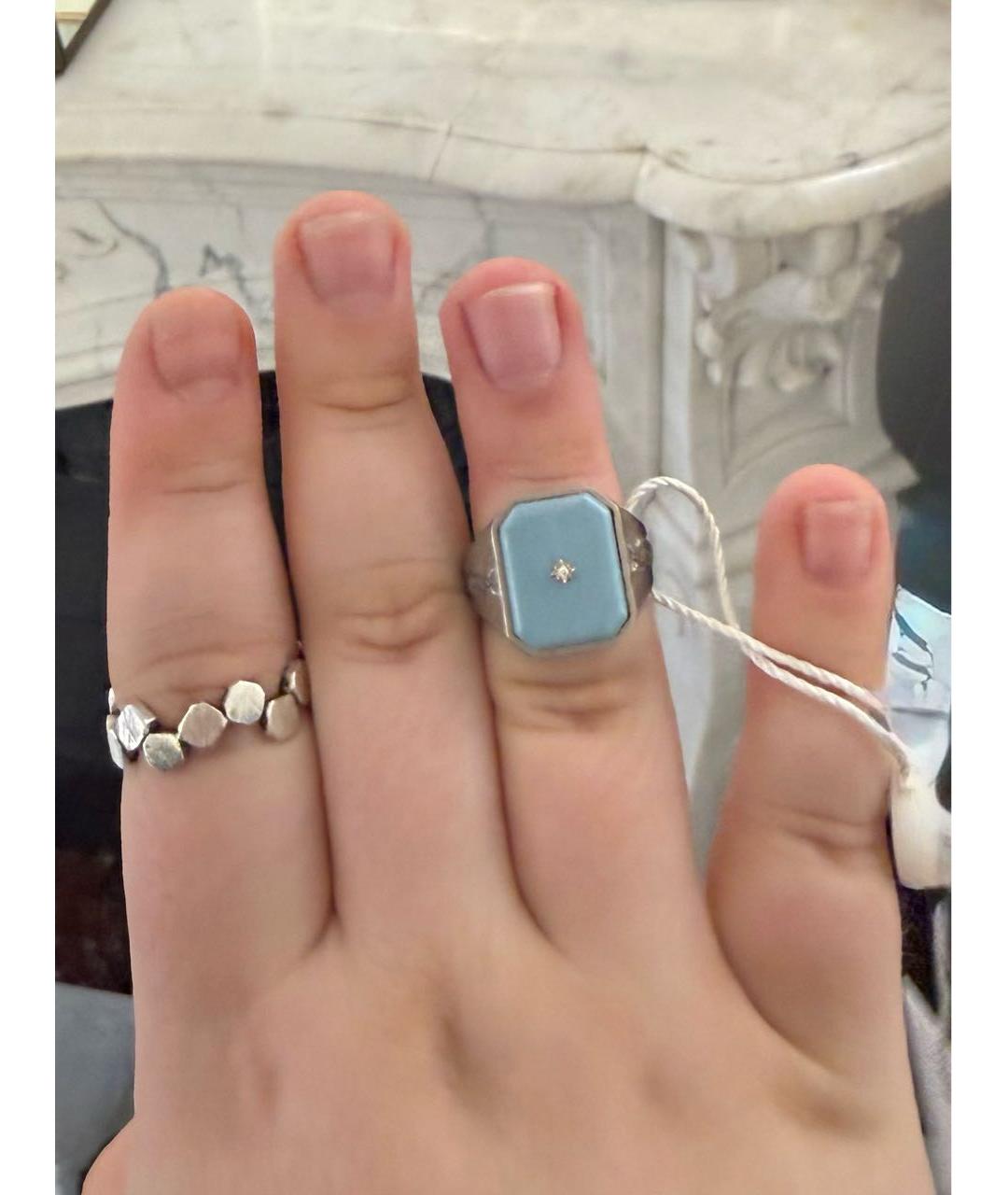 MAISON MARGIELA Голубое кольцо, фото 2