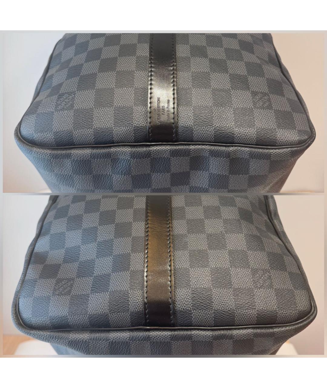 LOUIS VUITTON Черная дорожная/спортивная сумка, фото 7