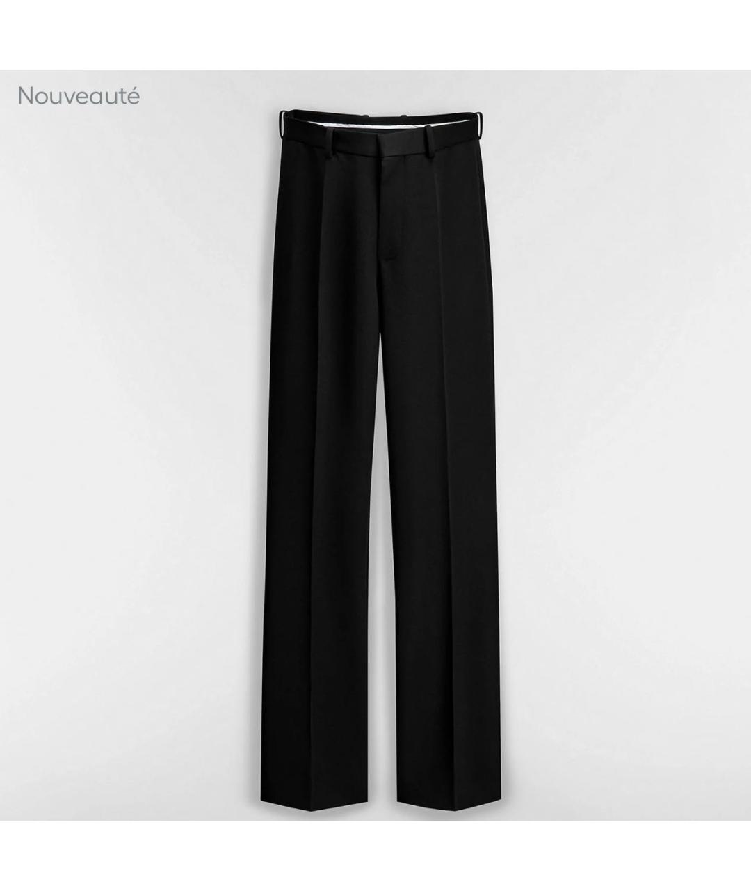 CHRISTIAN DIOR Черные прямые брюки, фото 2