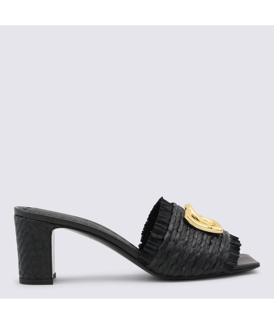 DOLCE&GABBANA Черные мюли, фото 5