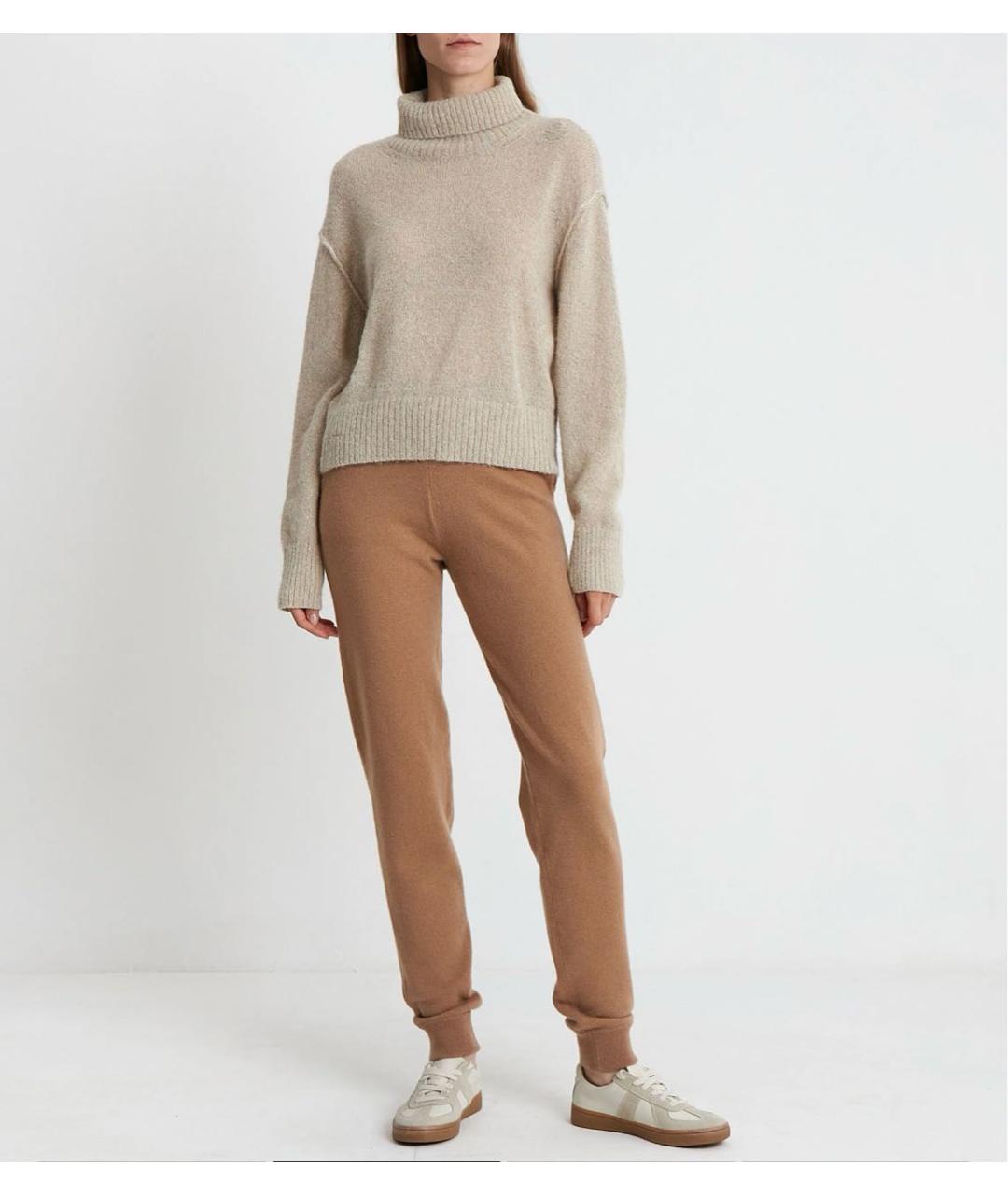 TOM FORD Бежевые кашемировые брюки узкие, фото 2