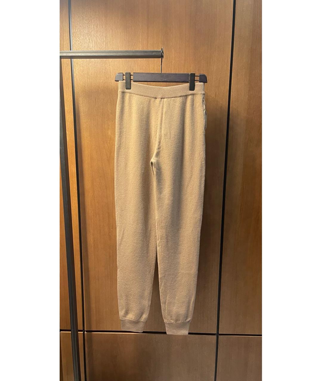 TOM FORD Бежевые кашемировые брюки узкие, фото 2